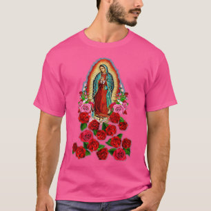 Virgin Mary Vår Dam i Guadalupe-katolska Saint T Shirt