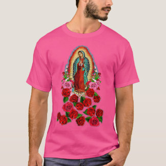 Virgin Mary Vår Dam i Guadalupe-katolska Saint T Shirt