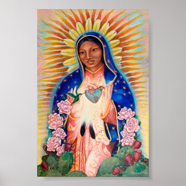 Virgin Mary - vår Dam i Guadalupe Poster Skriv ut (Framsidan)