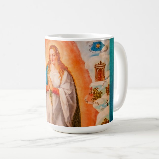 Virgin Mary Vintage Kaffemugg (Framsida höger)