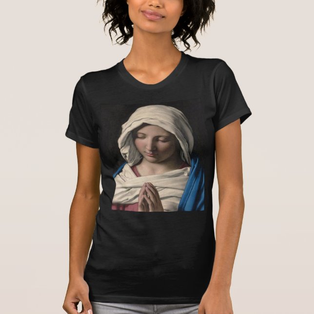 Virgin Mary/Virgen Maria T Shirt (Framsida)