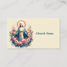 Virgin Mary with Beresh Ro (Gult) Visitkort