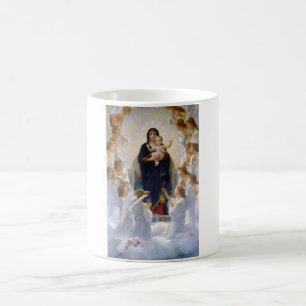 Virgin med Änglar, Bouguereau Kaffemugg