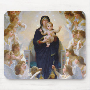 Virgin med Änglar, Bouguereau Musmatta
