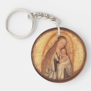 VIRGIN MED BARD Ave Maria Prayer Parchment