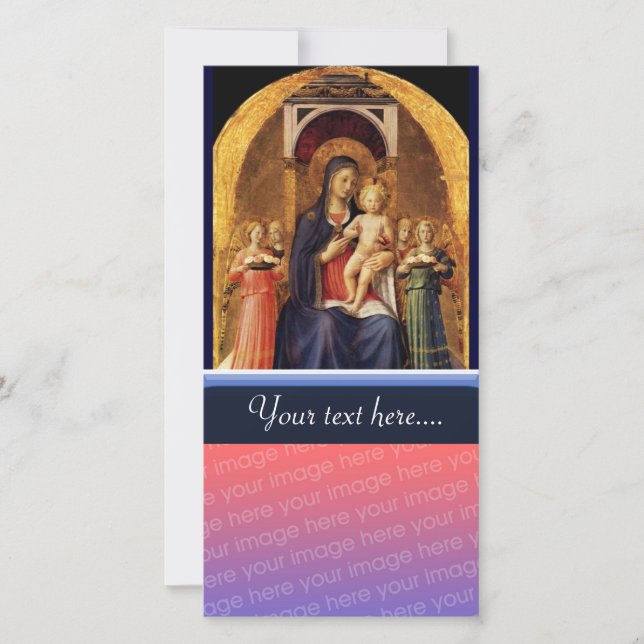 VIRGIN MED BARN OCH ÄNGLAR (Framsida)