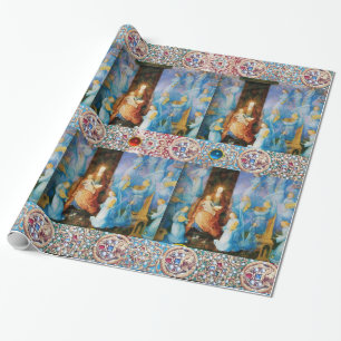 VIRGIN OCH BARN,RÄDD AV ÄNGLAR,ÄDBARA JEWELS PRESENTPAPPER
