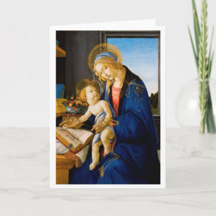 Virgin och barn, Sandro Botticelli Kort