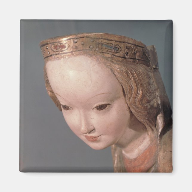 Virgin och barn, uppgift om huvudet på fordonet magnet (Framsidan)