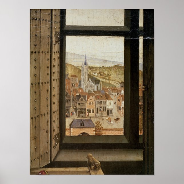 Virgin och Child before a Firescreen, c.1440 2 Poster (Framsidan)