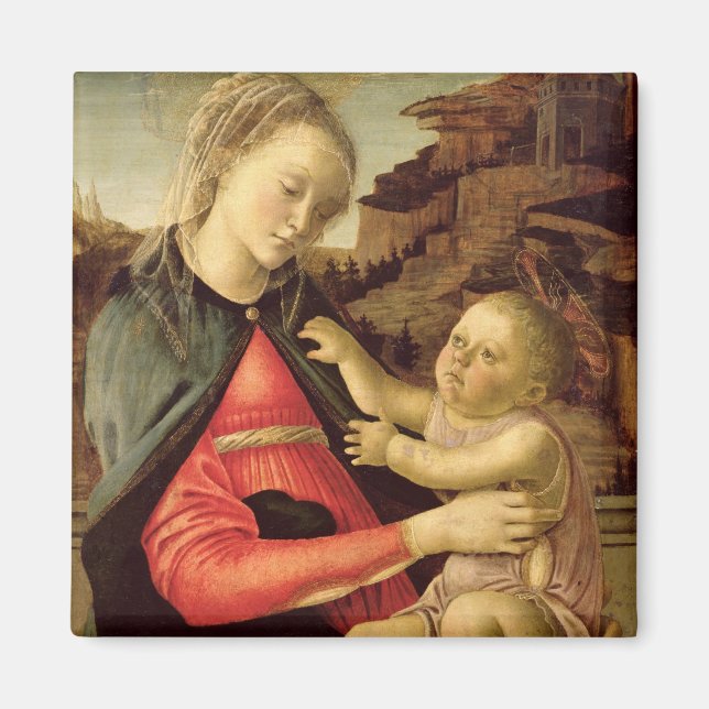 Virgin och Child c.1465-70 Magnet (Framsidan)