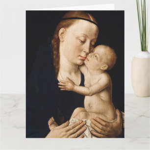 Virgin och Child- christmas-Helgdag Kort