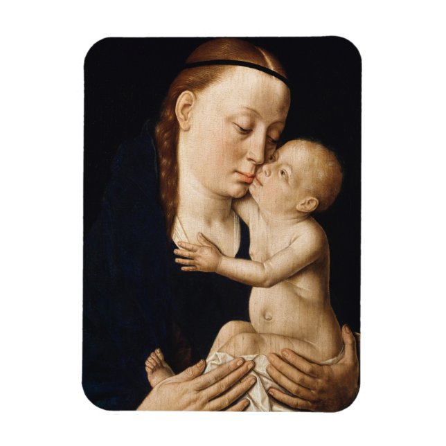 Virgin och Child- christmas-Helgdag Magnet (Vertikal)