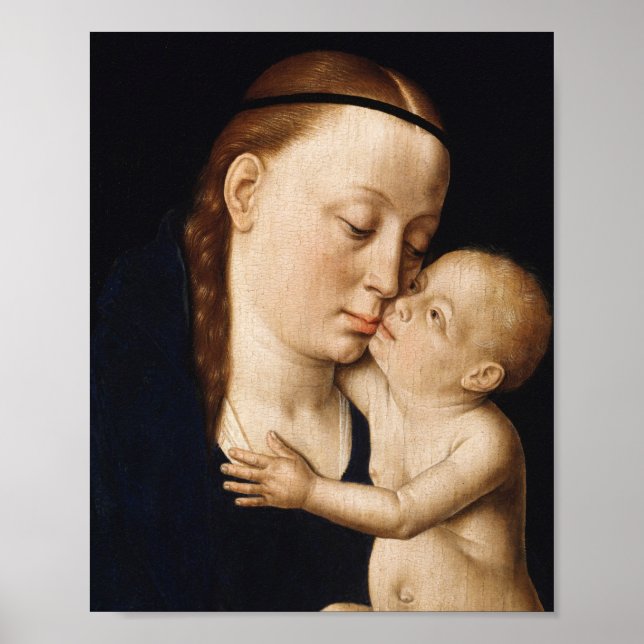 Virgin och Child- christmas-Helgdag Poster (Framsidan)