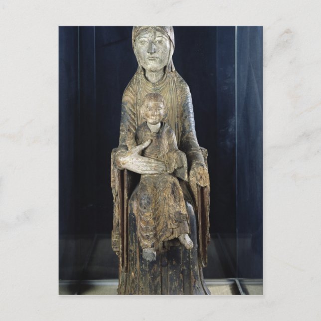 Virgin och Child in Majestd, från Forez Vykort (Framsida)