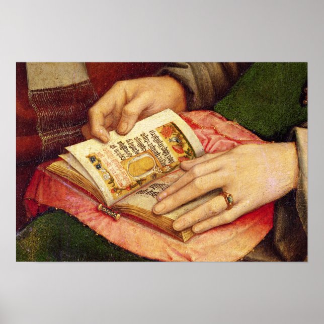 Virgin och Child med Saints Poster (Framsidan)