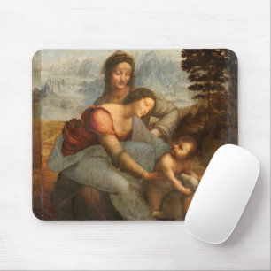 Virgin och Child Saint Anne Leonardo da Vinci Musmatta