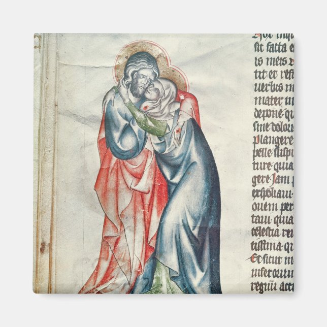 Virgin och Kristus, från passionen av Magnet (Framsidan)