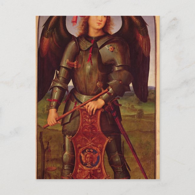 Virgin och underordnad med SS. Raphael och Vykort (Framsida)
