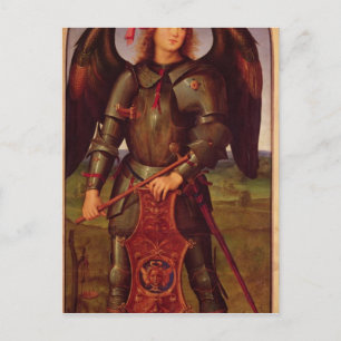 Virgin och underordnad med SS. Raphael och Vykort