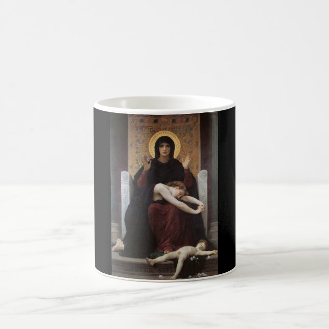 Virgin of Consolation William-Adolphe Bouguereau Kaffemugg (Center)
