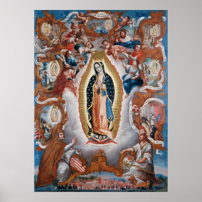 "Virgin of Guadalupe" art poster (Framsidan)
