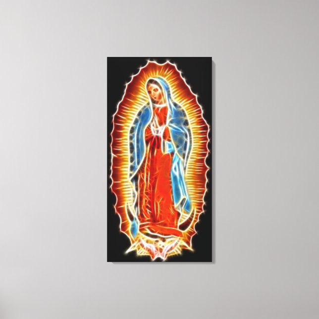 Virgin of Guadalupe Canvastryck (Framsida)