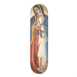 Virgin of Guadalupe Mini Skateboard Bräda 18,5 Cm