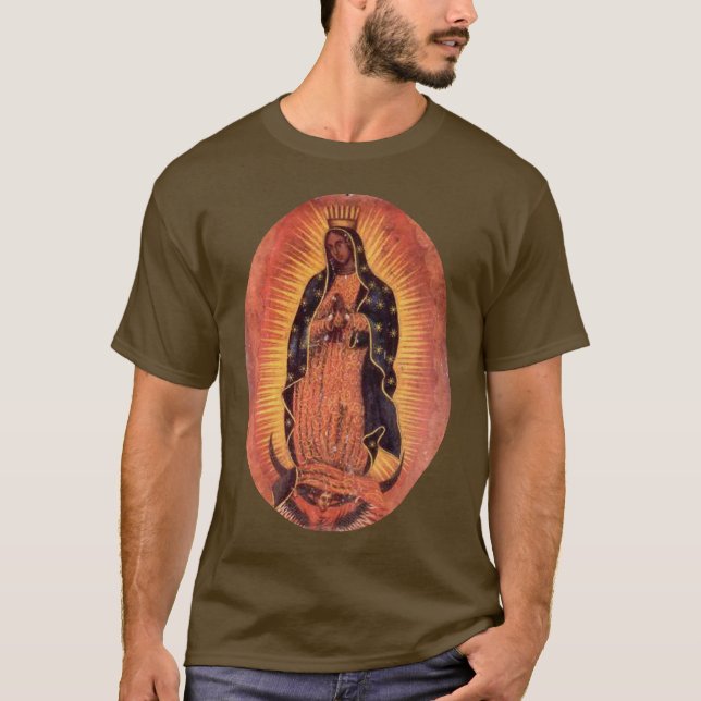 Virgin of Guadalupe T Shirt (Framsida)