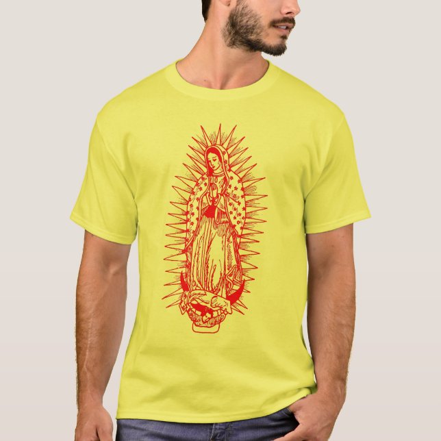 Virgin of Guadalupe T Shirt (Framsida)