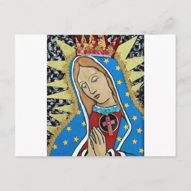 Virgin of Guadalupe Vykort (Framsida)