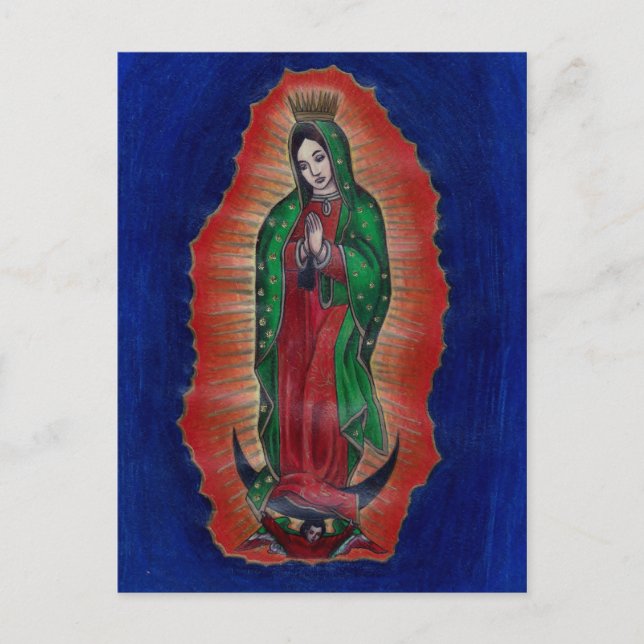 Virgin of Guadalupe Vykort (Framsida)
