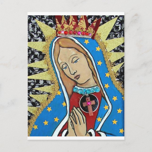 Virgin of Guadalupe Vykort (Framsida)