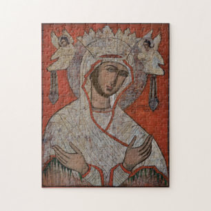 Virgin of Scopoitis ortodox Christian Icon Pussel