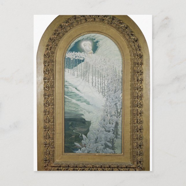 Virgin of the Lilies, 1899 Vykort (Framsida)