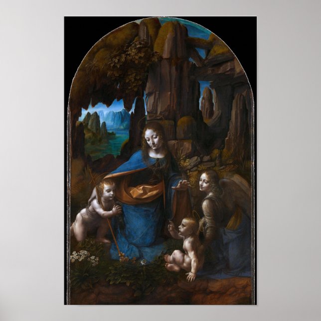 Virgin of the Rocks - National Gallery - Poster (Framsidan)
