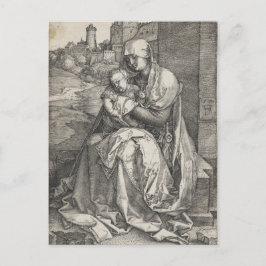 Virgin Sitta av en Wall by Albrecht Durer Vykort