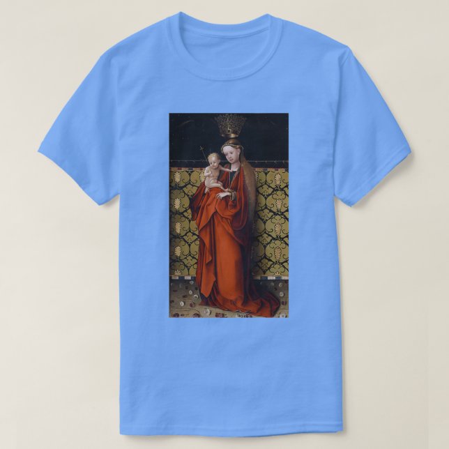 Virgin som Änglar har samlat av Stefan Lochner T Shirt (Design framsida)