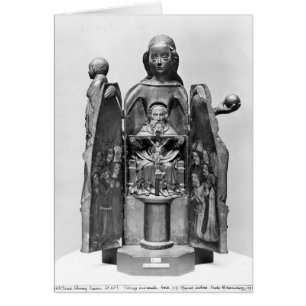 Virgin, tidigt 1500-talet hälsningskort