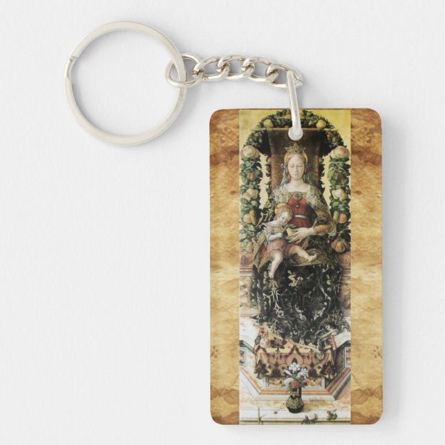VIRGIN WITH CHILD,Ave Maria Prayer Parchment (Framsidan)