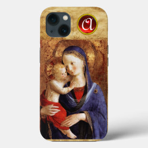 VIRGIN WITH CHILD Red Ruby Monogram