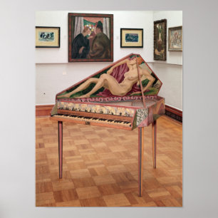 Virginaler, målade av Roger Fry Poster