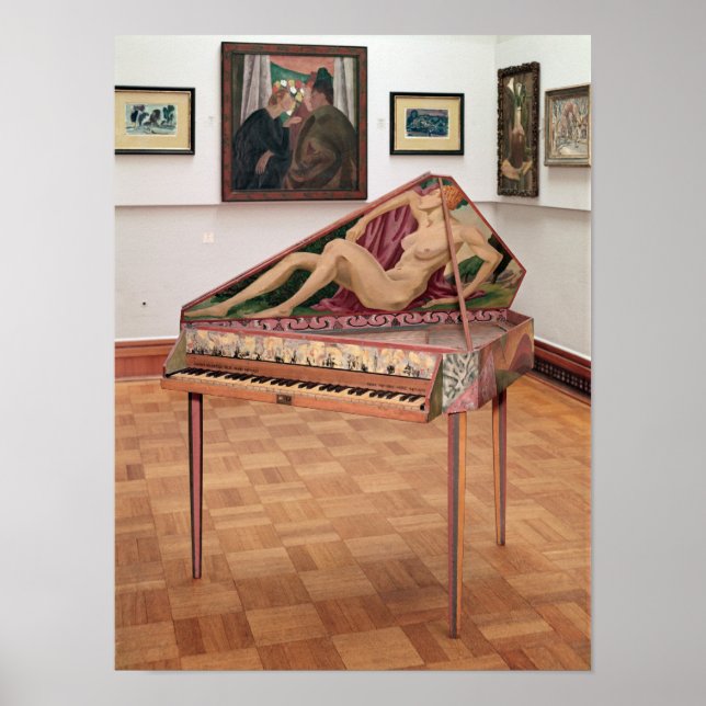 Virginaler, målade av Roger Fry Poster (Framsidan)