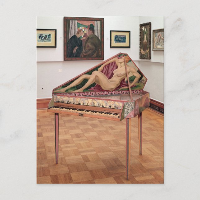 Virginaler, målade av Roger Fry Vykort (Framsida)