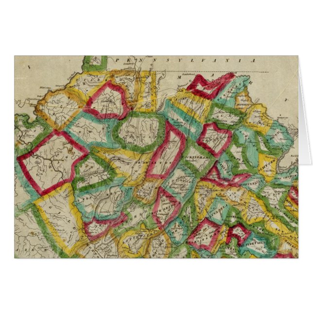 Virginia 3 hälsningskort (Framsidan Horizontal)