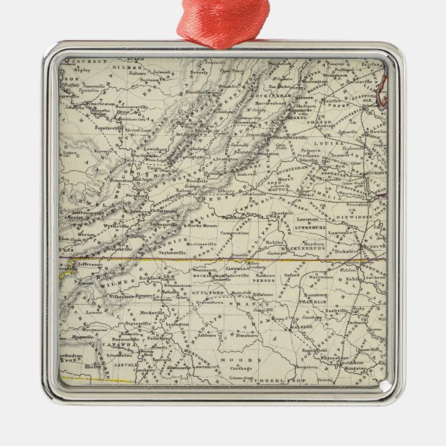 Virginia 4 julgransprydnad metall (Framsidan)