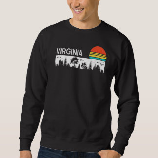 Virginia American State Usa Lång Ärmad Tröja