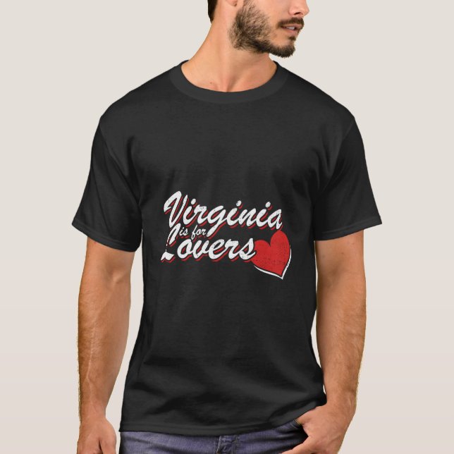 Virginia är fyra utomdooors Va för hemVirginians T Shirt (Framsida)