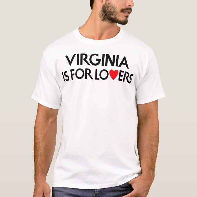 Virginia är till Älskare T Shirt (Framsida)