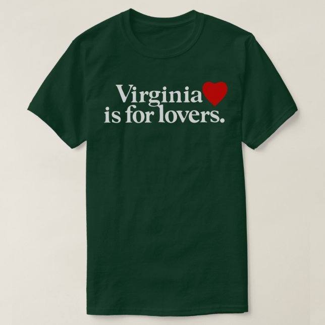 Virginia är till Älskare Virginia State T Shirt (Design framsida)